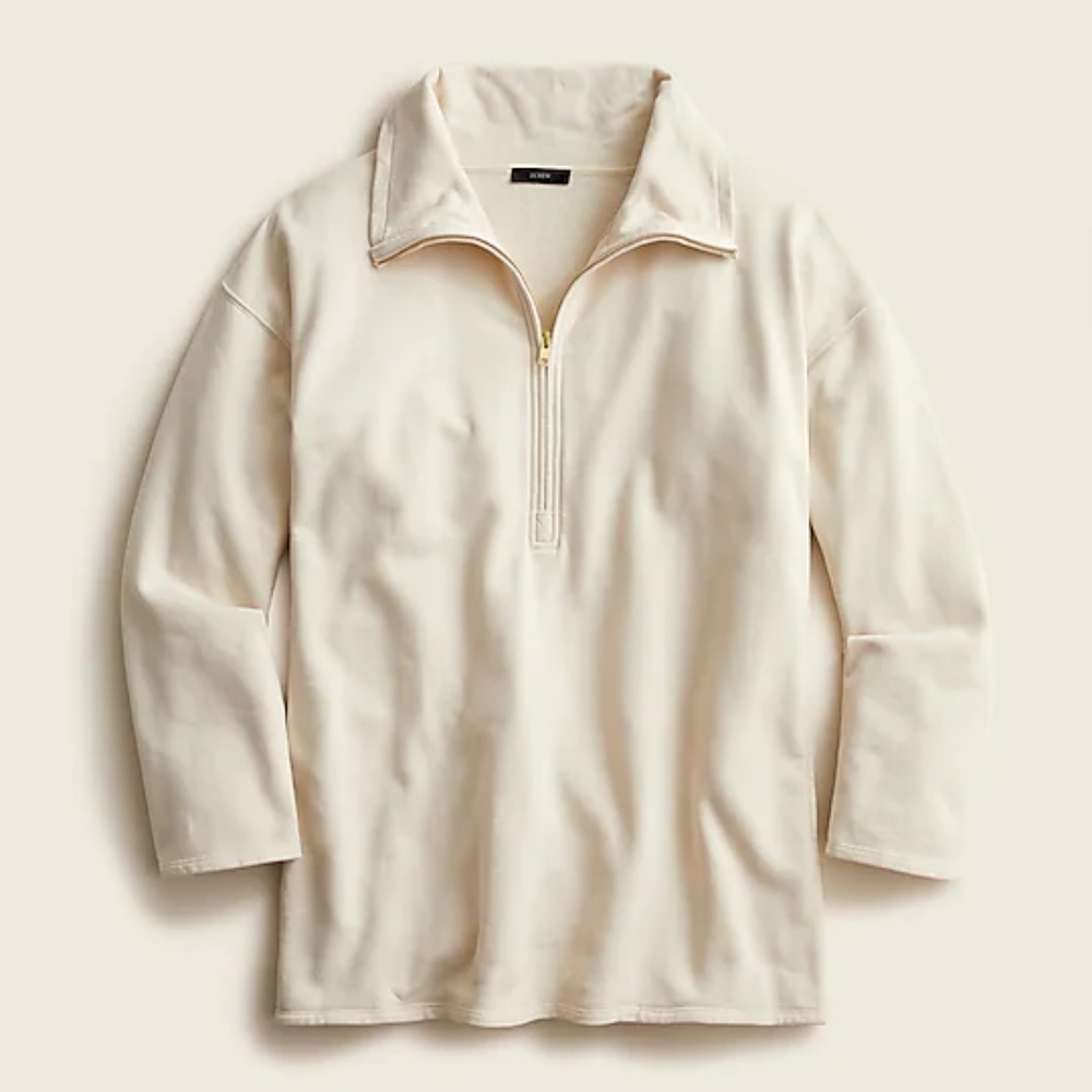 NWT JCrew University Tunic Sweatshirt